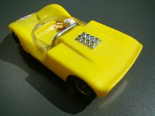 Very rare Swiss made Kitty 1:24 La Cucaracha MK II Spider slot car yellow 10