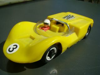 Very rare Swiss made Kitty 1:24 La Cucaracha MK II Spider slot car yellow 2