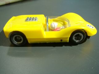Very rare Swiss made Kitty 1:24 La Cucaracha MK II Spider slot car yellow 5