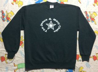 Vintage The Jesus And Mary Chain Stoned T Sweater Jamc,  Mbv Ride,  Shoegaze Sz Lg