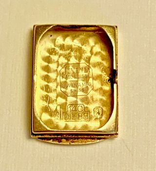 Vintage Swiss Made Juvenia 14K Solid Gold Ladies Watch 6