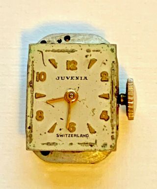 Vintage Swiss Made Juvenia 14K Solid Gold Ladies Watch 7