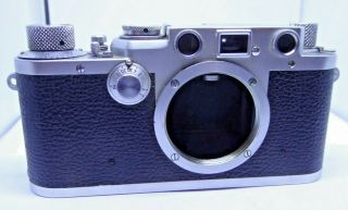 Vintage 1951/52 Leica Iiif Rangefinder Camera Body Serial Number 557575