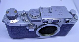 Vintage 1951/52 LEICA IIIF Rangefinder Camera Body Serial Number 557575 2