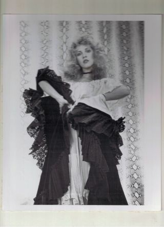 Stevie Nicks Fleetwood Mac Vintage 8x10 B&w Photo 1970 