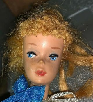 1960s Vintage Blonde Ponytail Barbie Doll