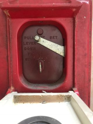 Vintage Red Gamewell Fire Alarm Pull Station Box 4
