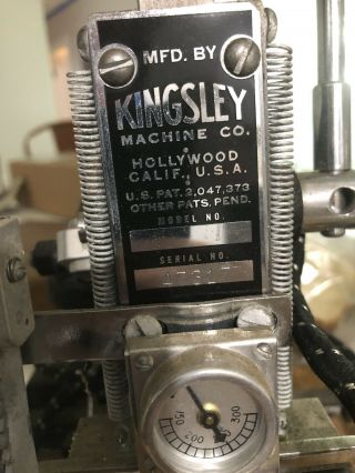 Kingsley Hot Foil Stamping Machine Vintage 10