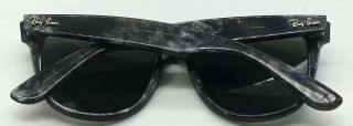 Vintage Black Tortoise Wayfarer Ii 2 Sunglasses Ray Ban Bausch Lomb G15 B&l Rare