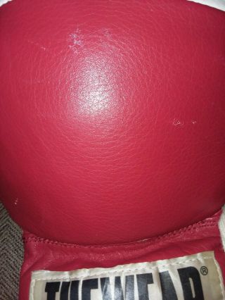 Vintage Tuf - Wear Red & White Lace Up Boxing Gloves IGOT 10XL 7