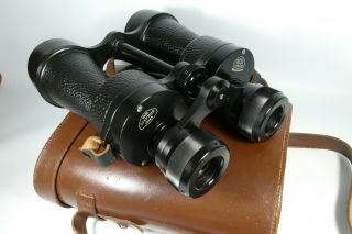 Old Vintage Ross London Stepmur 10x50 Binoculars
