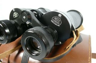Old Vintage ROSS LONDON STEPMUR 10X50 Binoculars 3