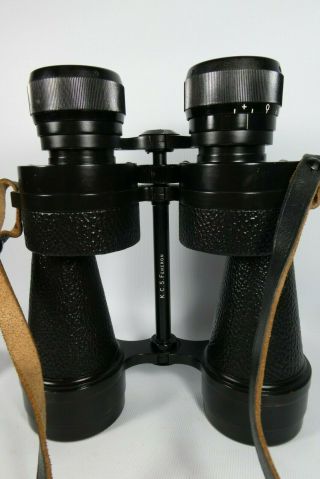 Old Vintage ROSS LONDON STEPMUR 10X50 Binoculars 6