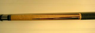 Vintage Mali 4 Point Pool Cue Stick with Action Hard Case 6