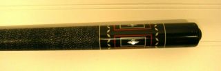 Vintage Mali 4 Point Pool Cue Stick with Action Hard Case 7