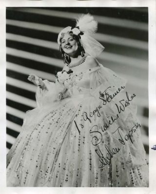Helen Jepson Soprano Autograph,  Signed Vintage Photo