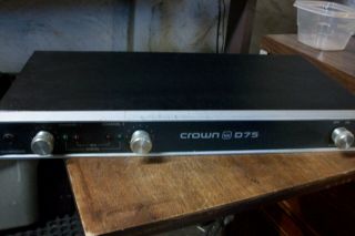 Crown D75 Amplifier - Vintage Sound - Made In Usa