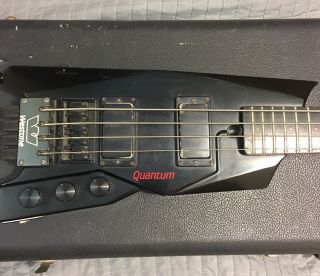 Vintage 1985 Westone Quantum 4 String Headless Bass w/ Hardshell Case 2