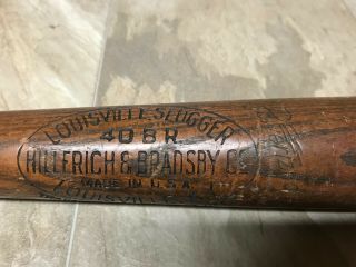 1933 - 1934 40 BR Uncommon Variation George Babe Ruth H&B Vintage Baseball Bat 3