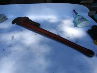 Ridgid 36 " Inch Heavy Duty Pipe Wrench Made In Usa Vintage