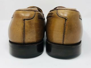 Vintage COLE HAAN Tan Moc Mocassin Toe Tassel Loafers Shoes USA Mens Sz 9.  5 D 6