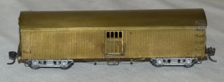 Vintage Brass Reefer / Box Car - Ho Gauge - Undecorated