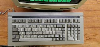 Vintage Wyse WY - 60 Green Screen CRT Terminal and Wyse Keyboard 840338 - 01 2