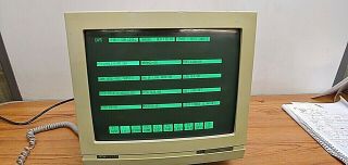 Vintage Wyse WY - 60 Green Screen CRT Terminal and Wyse Keyboard 840338 - 01 3
