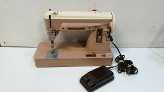 Singer Slant Needle Sewing Machine 404 Straight Stitch Vintage