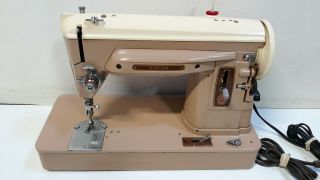 Singer Slant Needle Sewing Machine 404 Straight Stitch Vintage 2