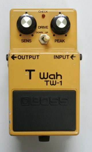 Boss Tw - 1 T Wah Vintage Guitar Effects Pedal Mij 1980 19