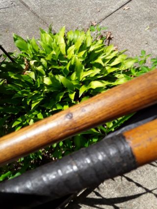 2 Vintage baseball Bats Reuben Woods & Piper Circa 1896 Ink Stamping 5