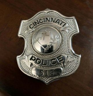 Antique Badge Army Police Officer Uniform Collectible U.  S Cincinnati