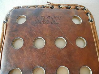 VINTAGE 1970 ' S COOPER LEATHER GOALIE GM12 FULL RIGHT BLOCKING PAD GLOVE CANADA 3