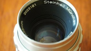 Vintage 55mm f/1.  9 Steinheil Munchen Auto - Quinon Lens Exakta Mount 2