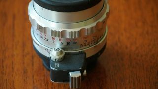 Vintage 55mm f/1.  9 Steinheil Munchen Auto - Quinon Lens Exakta Mount 5