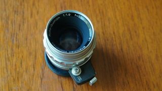 Vintage 55mm f/1.  9 Steinheil Munchen Auto - Quinon Lens Exakta Mount 7