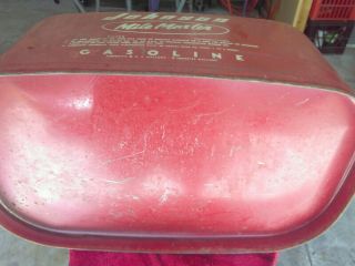 Vintage,  1957,  Johnson Milemaster,  6 Gallon,  pressure,  Outboard Motor Gas Tank, 2