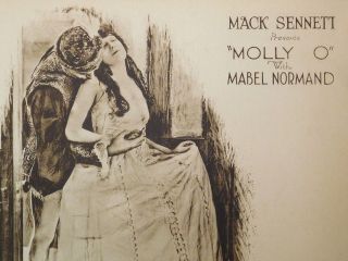 Mabel Normand In Molly O Vintage 1921 Mack Sennett Silent Film Movie Lobby Card