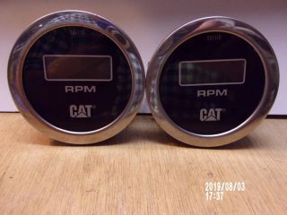 Vintage Cat Tachometer Rpm X 1000 - Digital Back Lighted