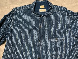 RUNABOUT VINTAGE STYLE LS SHIRT MADE IN USA FROM JAPAN FABRIC SZ L - 3