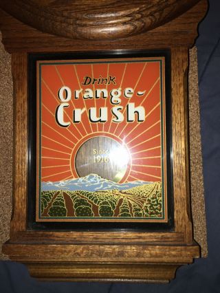 ULTRA RARE Vintage Orange Crush 70th Anniversary Clock - 1916 To 1986 2