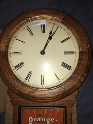 ULTRA RARE Vintage Orange Crush 70th Anniversary Clock - 1916 To 1986 3