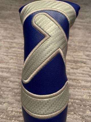 SCOTTY CAMERON CIRCLE T BLUE CARBON BLADE PUTTER COVER TOUR USE ONLY RARE COLOR 9