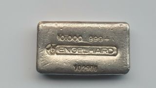 10 Oz Rare Engelhard Poured Silver Bar Series 2 Tier 1 500 Mintage 102900 Nr