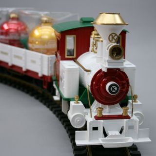 Vintage 1990 Kalamazoo Trains G - Scale Christmas Ornament Express Train Set USA 7