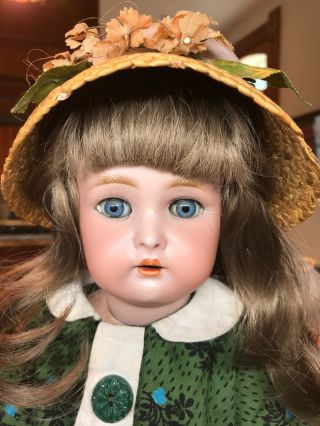 Antique Simon Halbig K & R 18 " Bisque Doll,  Compo Body