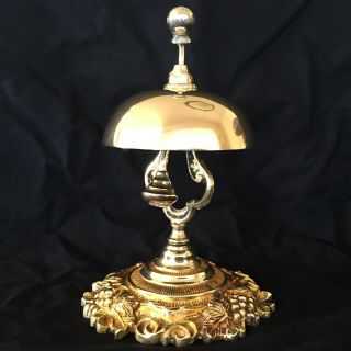 Antique Hotel / General Store Brass Tap Call Bell.  Circa 1900.