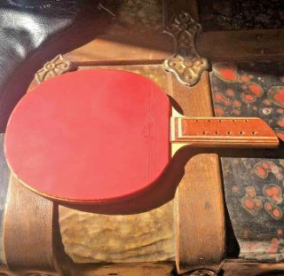 RARE 50s Tamasu BUTTERFLY Table Tennis Paddle Racket Vintage SWEDISH Style Case 4