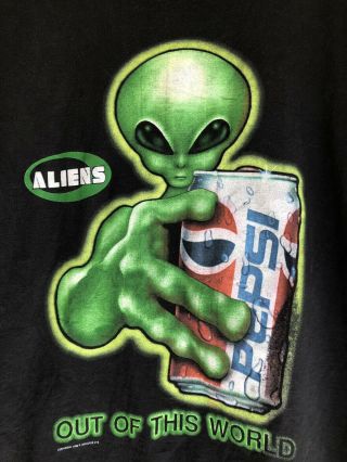 Vintage 90s Alien Workshop Out Of This World Aliens T Shirt parody 2